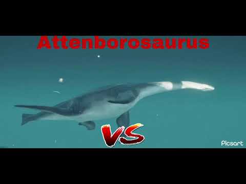 Kronosaurus vs Mosasaurus hunting all aquatic Reptiles Jurassic World Evolution 2