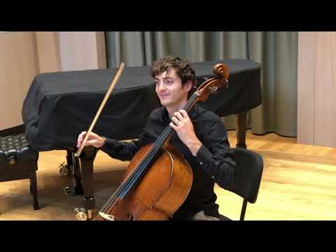 Bach: Suite nr. 3, Bourrée I & II - Nicholas Santangelo Schwartz, cello (Gratitude)