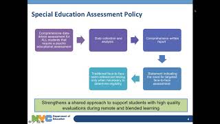NYCDOE: Completing Data Driven Assessments to Support LRE Recommendations