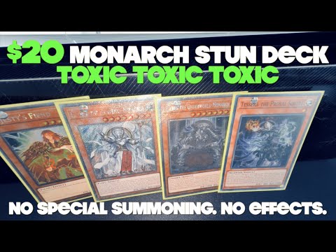 Yugioh Monarch STUN Deck Profile | Lock Your Opponent Out of the Game | July 2025