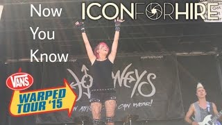 Icon For Hire - Now You Know New Song - Vans Warped Tour - San Diego, CA 8/5/15