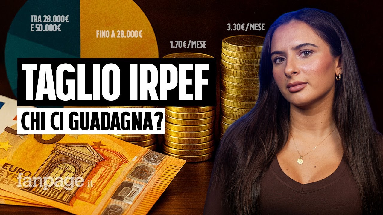 Come funziona il taglio Irpef in Manovra e chi ci guadagna: la spiegazione delle nuove aliquote