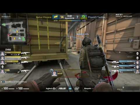 Seized Sneaky Knife Fail - Navi VS Flipside - CS GO ESL One Cologne 2016 Highlight
