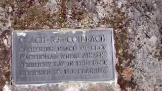preview picture of video 'Clach Na Coileach Gathering Stone Glenshee Highlands Scotland'