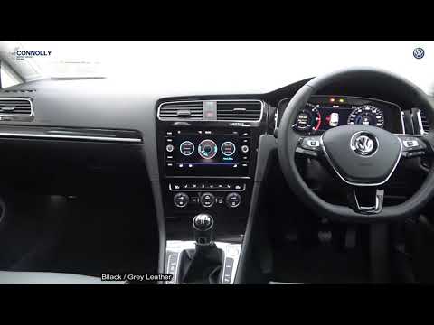 CMG VW SLIGO: 2020 VW Golf 1.6TDI R-Line 115BHP Manual Deep Bllack / Grey Leather