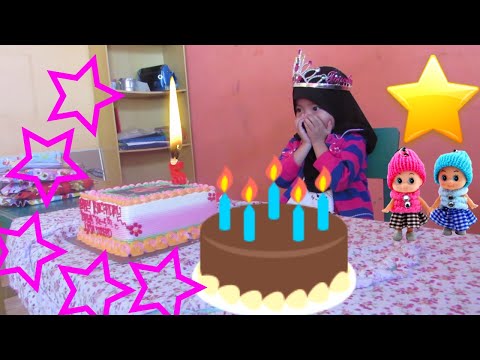 SELAMAT ULANG TAHUN Niala Ke 5 | Tiup Lilinnya - Happy Birthday Party Niala 5th Cake Birthday