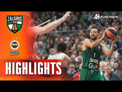 Drama All the Way to the Buzzer | Zalgiris - Fenerbahce | R2 BASKETBALL HIGHLIGHTS 2025-26