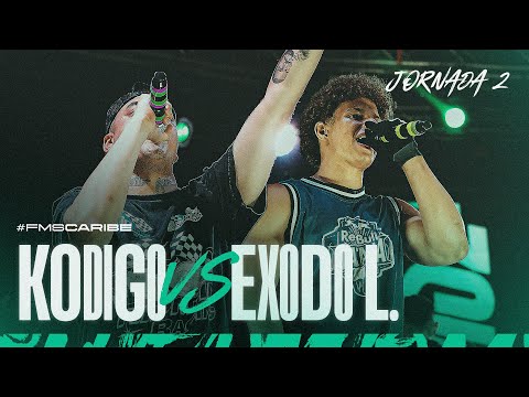 KODIGO vs ÉXODO LIRICAL | #FMSCARIBE 2024 - Jornada 2 Temporada 2 | Urban Roosters