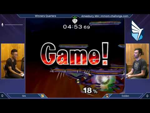 MMOM166 SSBM - Ses (Fox) vs. Golden (C. Falcon) - Melee WQF