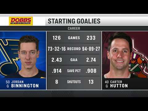 NHL   Oct.18/ 2021  St. Louis Blues - Arizona Coyotes