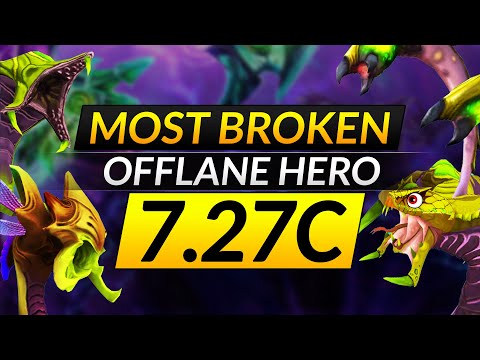 How to MASTER The MOST BROKEN Offlane Hero: VENOMANCER Tips - Dota 2 Patch 7.27c Guide