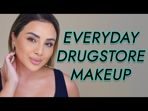 How to create a SIMPLE everyday makeup look using DRUGSTORE makeup | Nina Ubhi