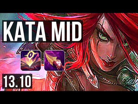 KATARINA vs RENEKTON (MID) | 11/1/1, Legendary, 1.5M mastery, 300+ games | KR Master | 13.10