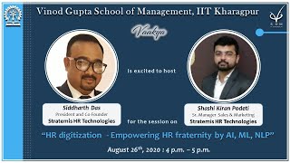 Leadership Talk with Mr. Siddharth Das and Mr. Shashi Kiran Podeti, Stratemis HR Technologies