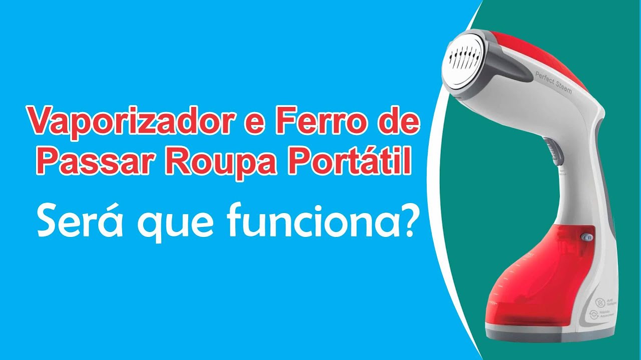 Vaporizador, Ferro de Passar Roupa Portátil e Higienizador Black Decker, será que funciona?
