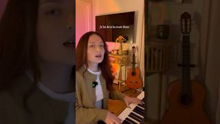 Une de mes chansons françaises préférée 💙🧿 Les mots bleus - Christophe #pianocover #singer