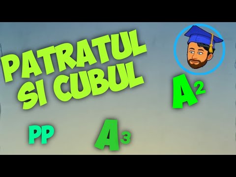 PĂTRATUL și CUBUL unui număr natural - Pătrate perfecte - Lecția 18