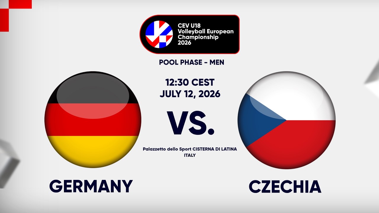 Full Match | Germany vs. Czechia | CEV U18 Volleyball European Championship 2026 | Men