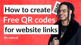 How to Create QR Code for Website Links FREE (in canva)
