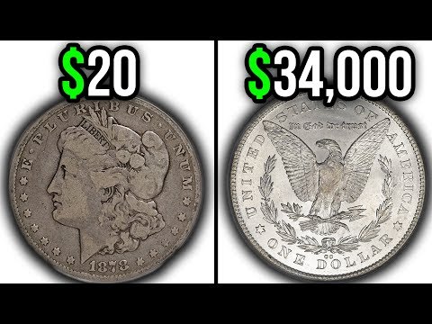 Here's Why these Silver Dollar Coins are worth A LOT of money!! 1878 Morgan Dollar Coin Values