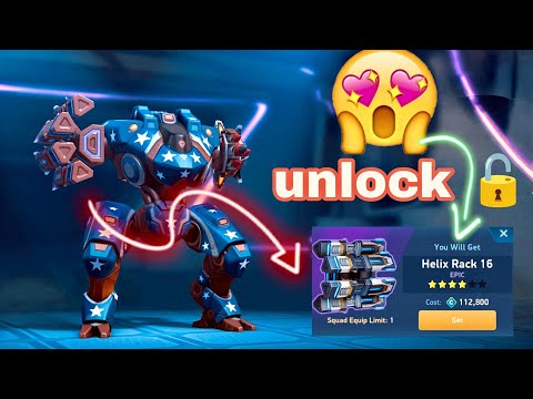 Large weapon 😱 helix rack 16 unlock and gameplay but ? 