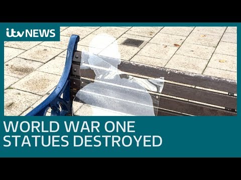 Anger after World War One memorials vandalised | ITV News