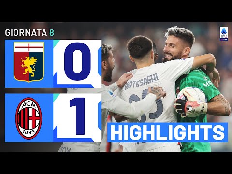 Video highlights della Giornata 8 - Fantamedie - Genoa vs Milan