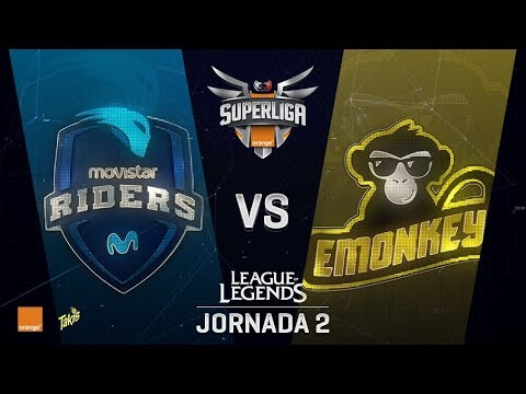 MOVISTAR RIDERS VS EMONKEYZ | Superliga Orange | Partido 1 | Split Verano [2018]