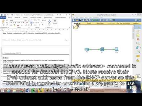 10.2.4.4 Lab - Troubleshooting DHCPv6