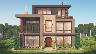 How to Build the Ultimate Modern House in Minecraft • Tutorial