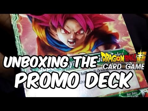 Unboxing the Dragon Ball Super Card Game Promo Deck!