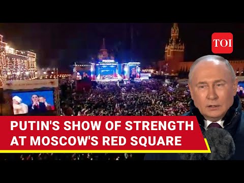 'Crimea Pride...': Joyful Putin Celebrates At Crowded Red Square After Emphatic Election Win I Watch