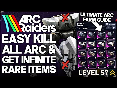 Arc Raiders - How to Solo ALL Arc FAST & EASY - Best Bombardier Bastion Leaper & More Farm Guide!