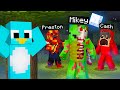 10 YouTubers In HORROR Hide And Seek Minecraft Prop Hunt