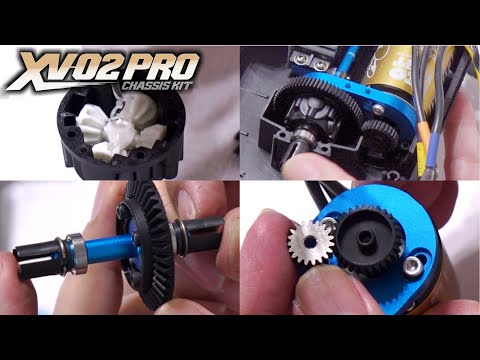 【XV-02/WRCジャンプS2 Ep.2】 大掃除メンテpart2・オプション投入編 / ラジコン分解清掃メンテナンス/フロントダイレクト スプール センターデフ ピニオン交換【COMO's RC】