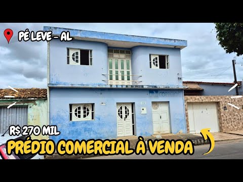 BAIXOU O PREÇO PRÉDIO À VENDA PÉ LEVE LIMOEIRO DE ANADIA-AL 