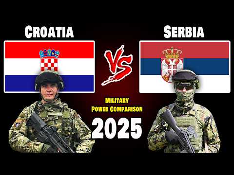Croatia vs Serbia Military Power Comparison 2025 | Serbia vs Croatia Military Power 2025