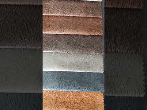 Leather look suede fabric, for sofa