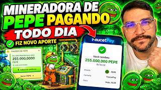 NOVO APORTE NESSA MINERADORA DE PEPE | PEPE REAL