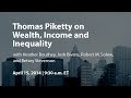 THOMAS PIKETTY on Wealth, Income and Inequality.