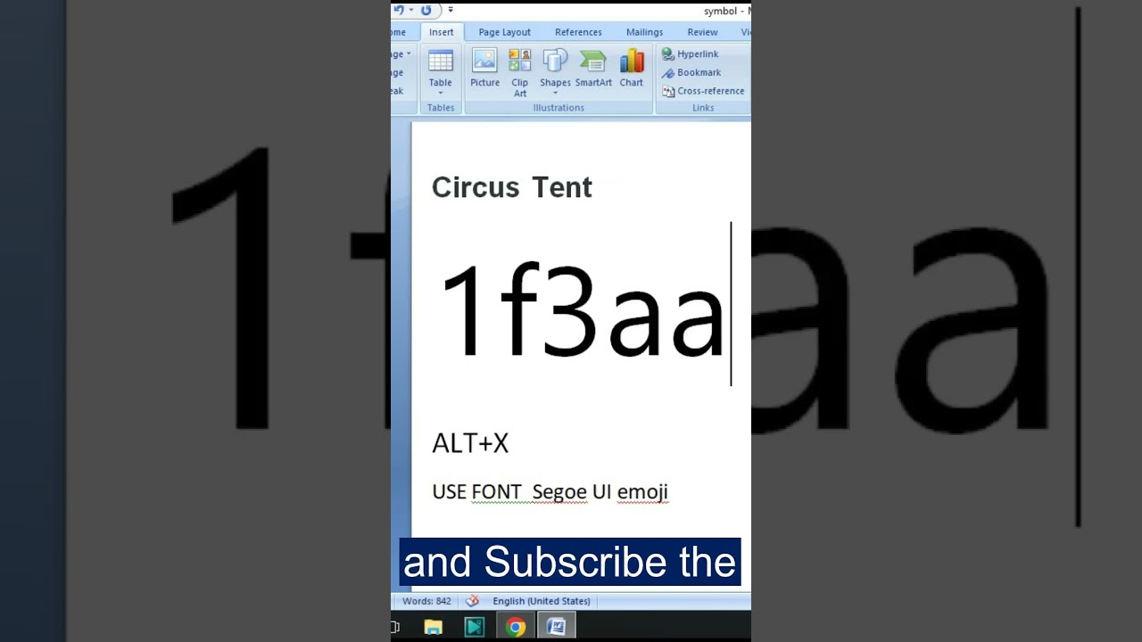 Circus 🎪 tent symbol #msword #viral #trending #reels #symbols #shorts