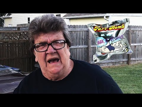 STINK BOMB PRANK ON GRANDMA!