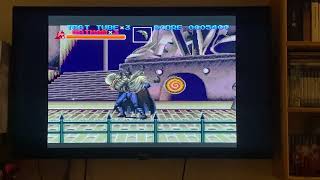 Batman returns snes installing on the Polymega and gameplay #supernintendo #polymega #konami
