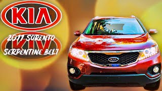 2011 Kia Sorento Serpentine belt Replacement