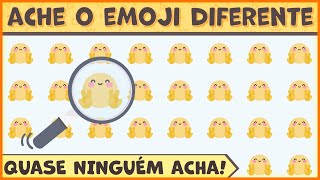 ENCONTRE O EMOJI DIFERENTE! Muitos no conseguem!