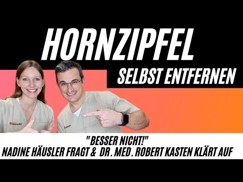 Hornzipfel selbst entfernen? BESSER NICHT! Sondern .. #hornzipfelentfernen #hornzipfelschlimm