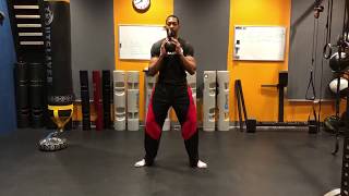 Kettlebell Crush Curl to Squat