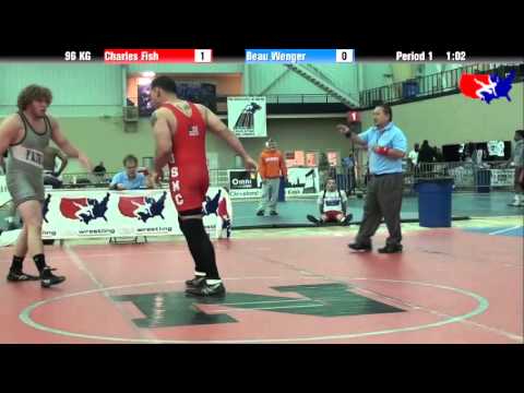 Charles Fish vs. Beau Wenger at 2013 ASICS University Nationals - GR