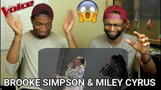 The Voice 2017 Brooke Simpson and Miley Cyrus - Finale: &quot;Wrecking Ball&quot; (REACTION)