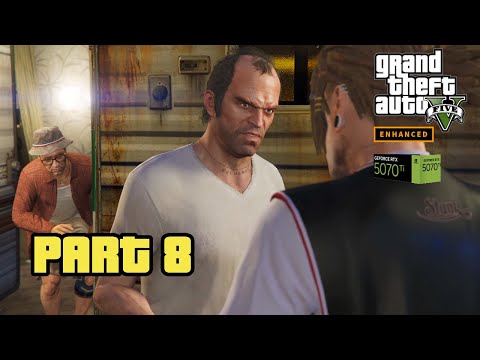 GTA 5 Gameplay Part 8 | No Commentary Walkthrough (PC 60FPS)